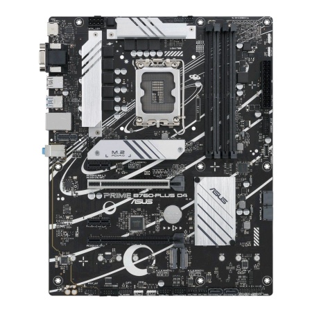 Материнская плата ASUS PRIME B760-PLUS D4 LGA1700 ATX 4xDDR4 2xPCIEx16 2xPCIEx1 3xM.2 DP HDMI VGA (90MB1CW0-M1EAY0)