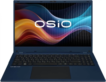 Ноутбук Osio BaseLine B150i-005c N-series N100 8Gb SSD512Gb Intel UHD Graphics 15.6" IPS FHD (1920x1080) noOS blue WiFi BT Cam 5000mAh