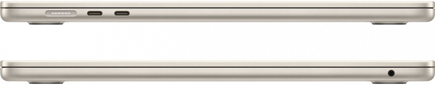 Ноутбук Apple MacBook Air A2941 M2 8 core 8Gb SSD256Gb/10 core GPU 15.3" IPS (2880x1864) Mac OS white WiFi BT Cam (MQKU3RU/A)