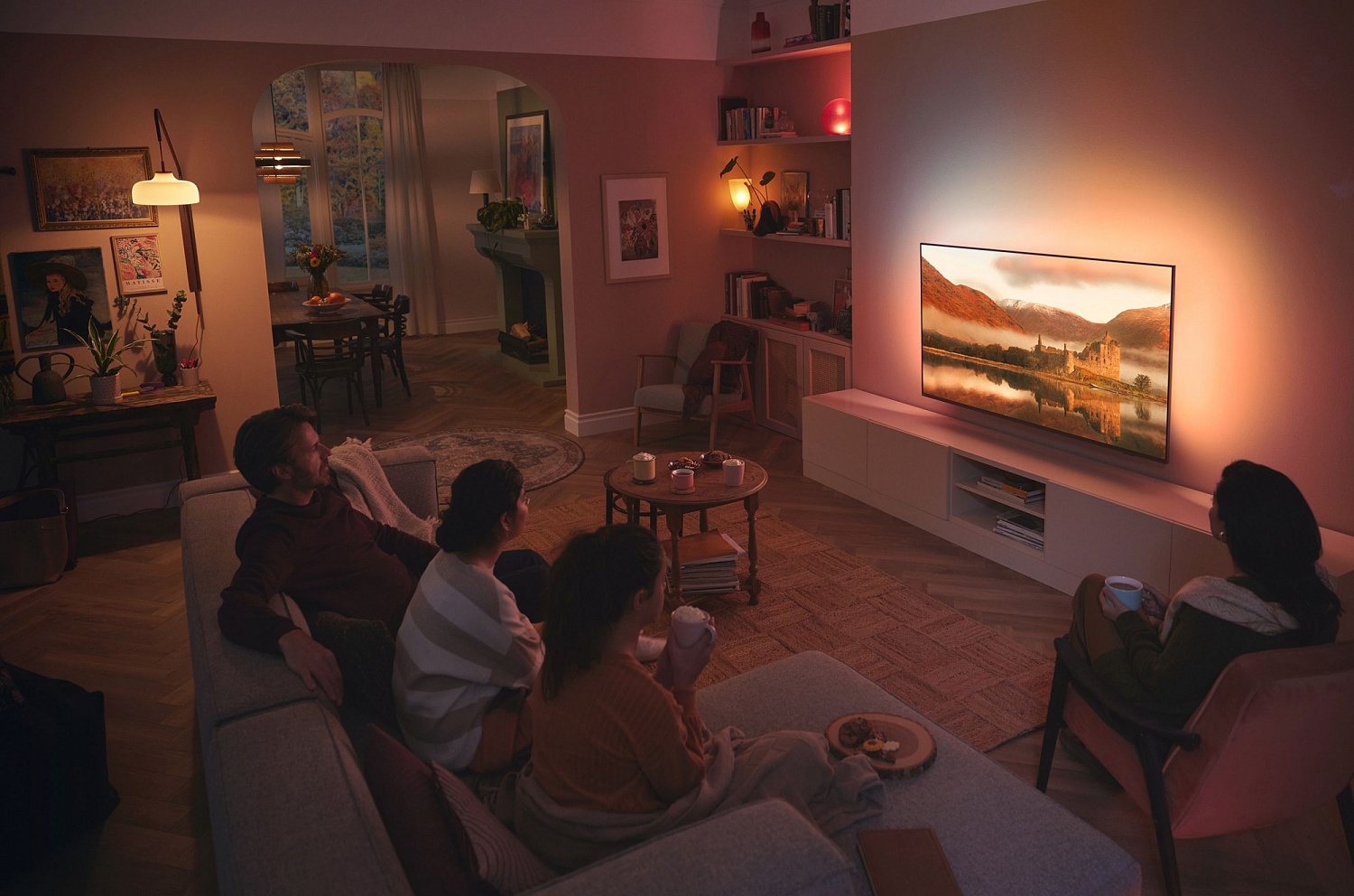 Телевизор LED Philips 65" 65PUS8848/12 Series 8 серебристый 4K Ultra HD 120Hz DVB-T DVB-T2 DVB-C DVB-S DVB-S2 USB WiFi Smart TV