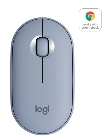 Мышь беспроводная Logitech Pebble M350 Blue Grey (M/N: MR0075 / C-U0010)