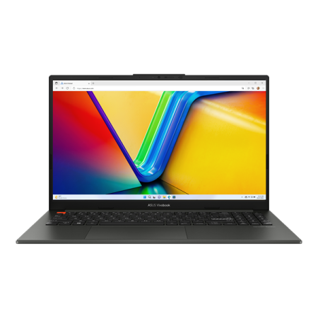 РќРѕСѓС‚Р±СѓРє ASUS Vivobook S 15 OLED K5504VA-MA086W Intel Coreв„ў i7-13700H/LPDDR5 16GB/1TB M.2  SSD/Intel Iris Xe Graphics/15.6" 3Рљ (2880 x 1620) OLED 120Hz/FP/Midnight Black/WIN11 HOME RUS/1,7Kg