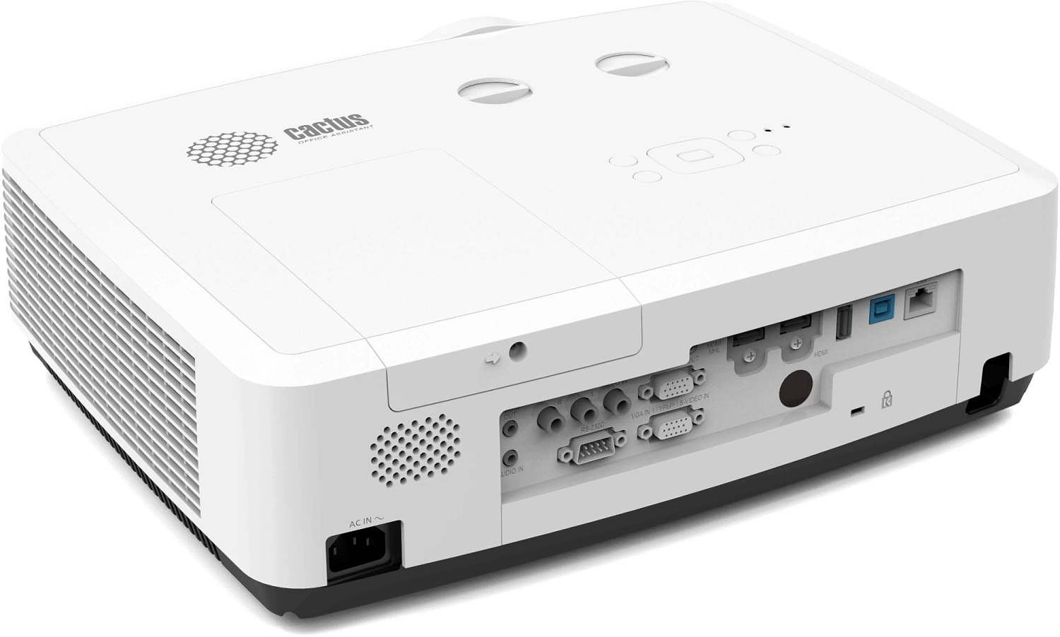 Проектор Cactus Bright CS-S4.WT 3LCD 5900Lm ANSI (1920x1200) 30000:1 ресурс лампы:10000часов 1xUSB typeA 1xUSB typeB 2xHDMI 4.45кг