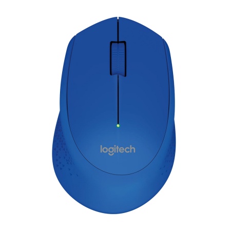 Мышь беспроводная Logitech M280 Blue синяя, оптическая, 1000dpi, 2.4GHz,USB-ресивер, бесшумная
