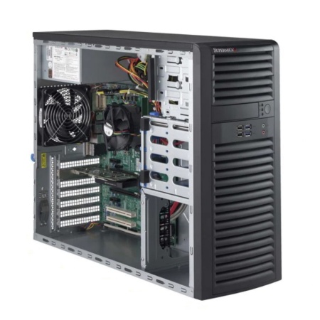 SYS-5039A-iL Серверная платформа Supermicro SuperWorkstation Mid-Tower 5039A-iL CPU(1) E3-1200v5/ noHS/ no memory(4)/ on board RAID 0/1/5/10/ internalHDD(4)LFF/ 2xGE/ 6xFH/ 1x500W Gold/ no Backplane