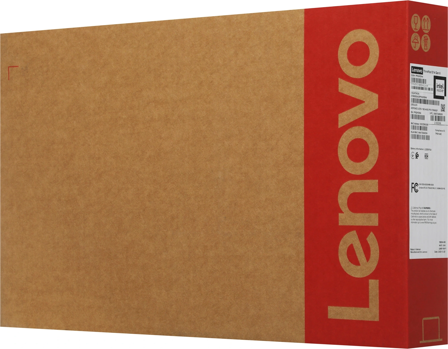 Ноутбук Lenovo ThinkPad E14 G6 Core Ultra 5 125U 32Gb SSD512Gb Intel Graphics 14" IPS WUXGA (1920x1200) без ОС black WiFi BT Cam (21M80024US_32G)