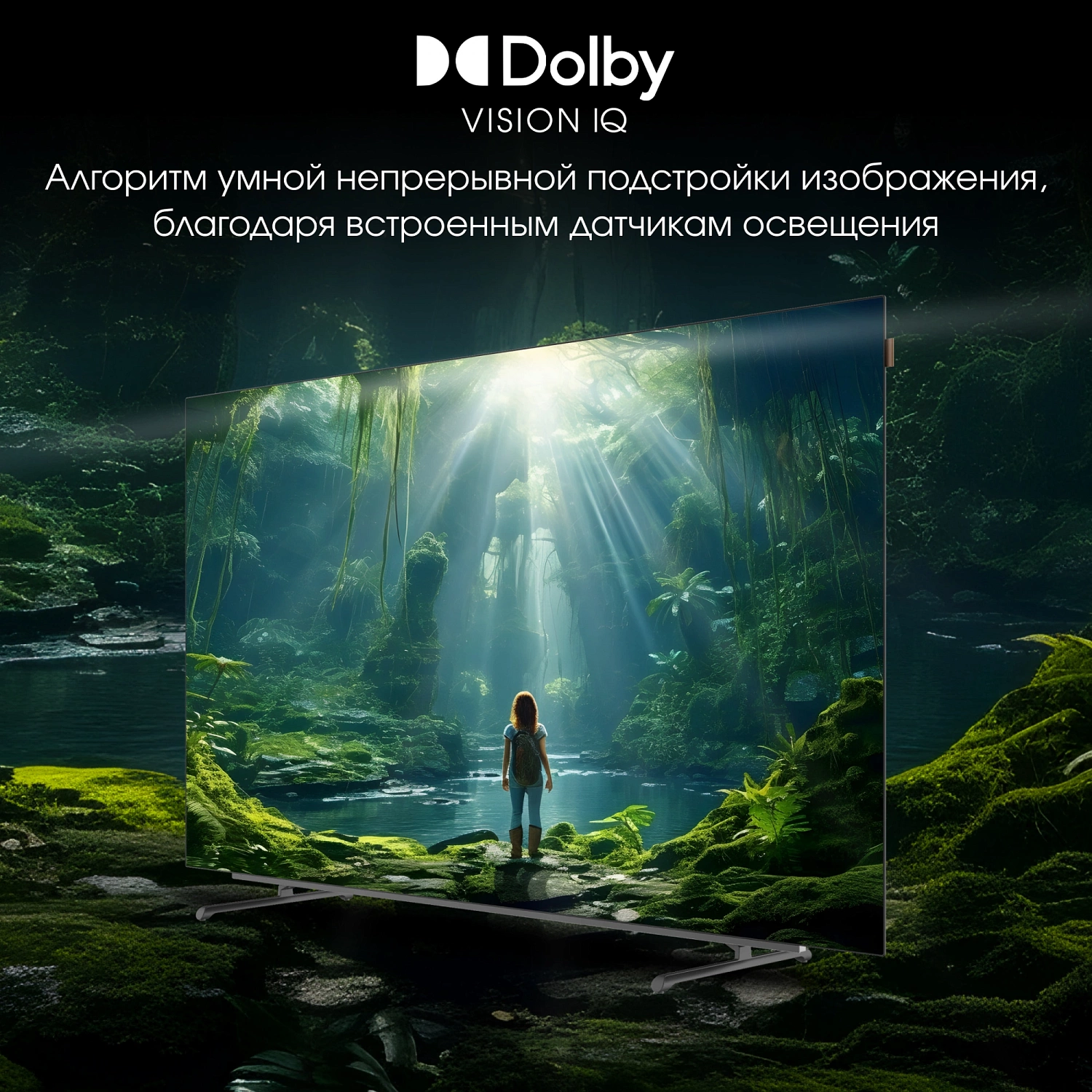 Телевизор OLED Digma Pro 65" OLED 65M Google TV Frameless черный/серебристый 4K Ultra HD 120Hz DVB-T DVB-T2 DVB-C DVB-S DVB-S2 USB WiFi Smart TV