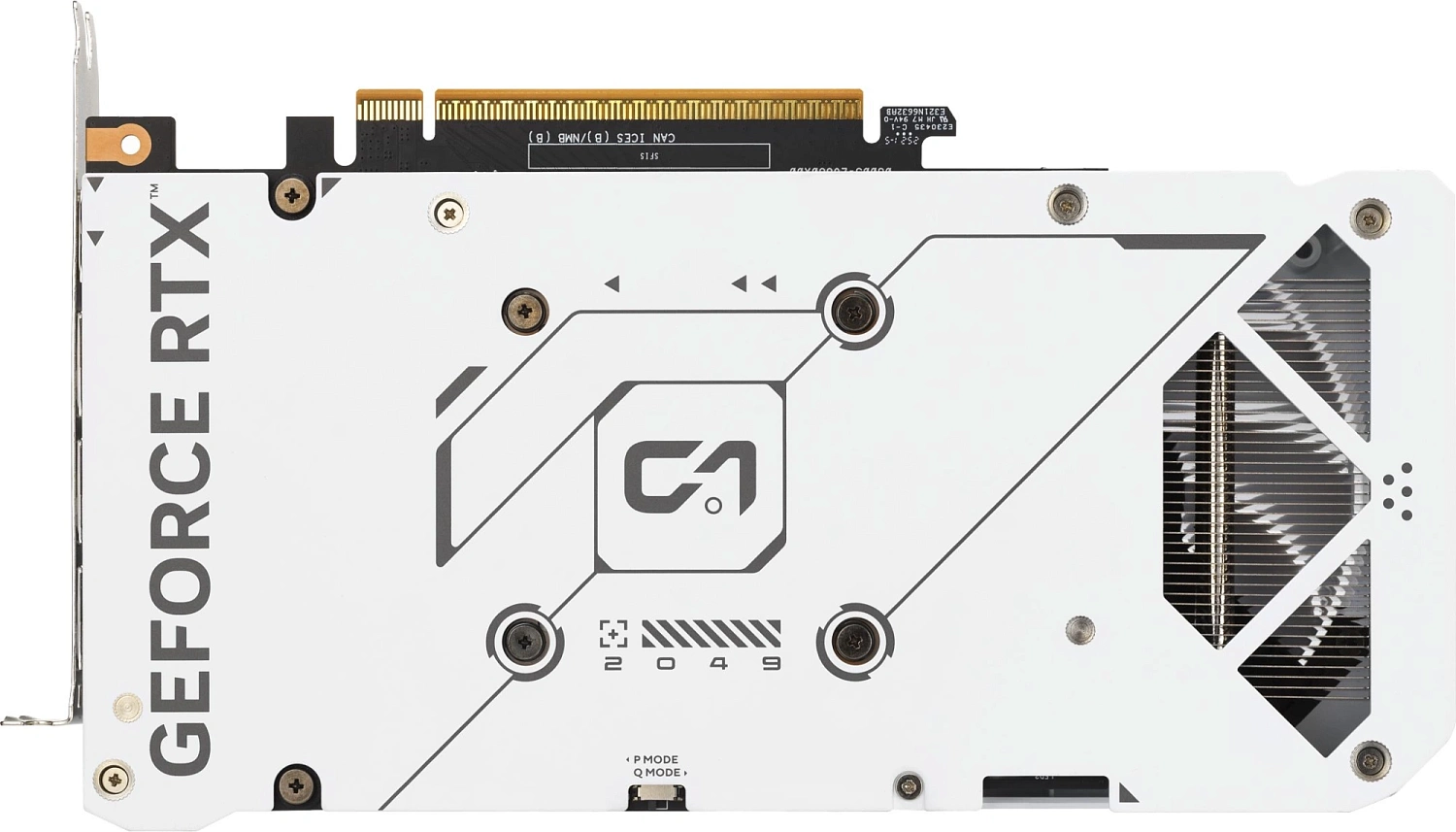 Видеокарта Asus PCI-E 5.0 DUAL-RTX5060-O8G-WHITE NVIDIA GeForce RTX 5060 8Gb 128bit GDDR7 2602/28000 HDMIx1 DPx3 HDCP Ret