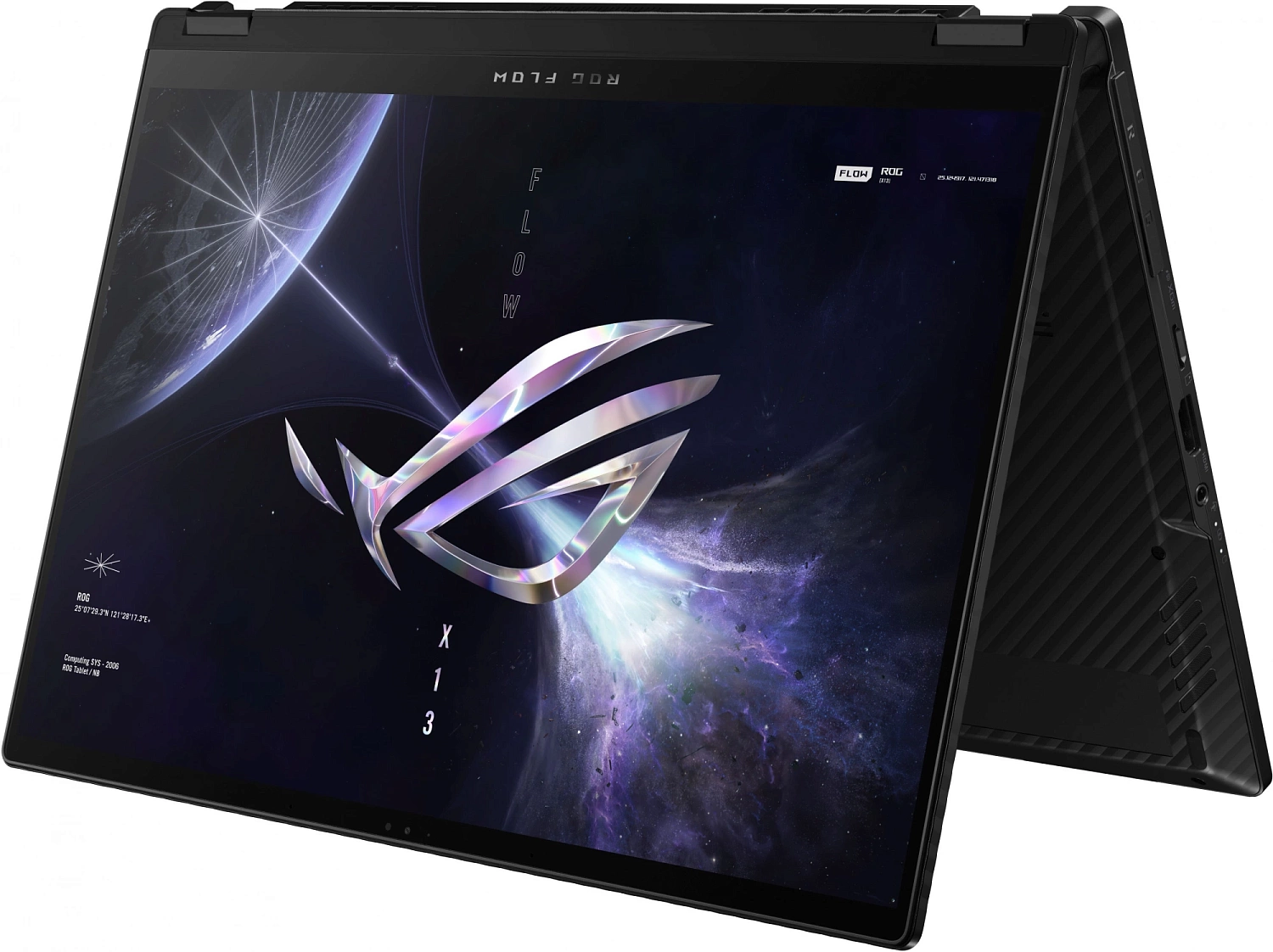 Ноутбук Asus ROG Flow GV302XV-MU021W Ryzen 9 7940HS 16Gb SSD1Tb NVIDIA GeForce RTX4060 8Gb 13.4" IPS Touch WQXGA (2560x1600) Windows 11 Home black WiFi BT Cam (90NR0DT1-M001K0)