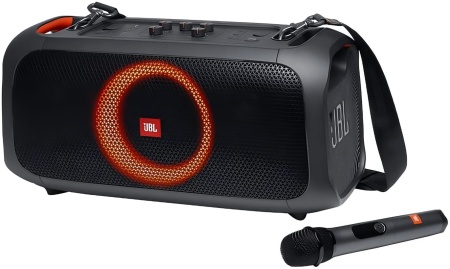 Минисистема JBL Partybox On-The-Go черный 100Вт BT