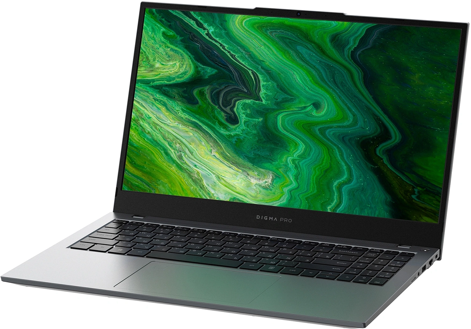 Ноутбук Digma Pro Fortis M Core i7 1255U 32Gb SSD512Gb Intel Iris Xe graphics 15.6" IPS FHD (1920x1080) Windows 11 Pro grey WiFi BT Cam 4250mAh (DN15P7-BDXW01)
