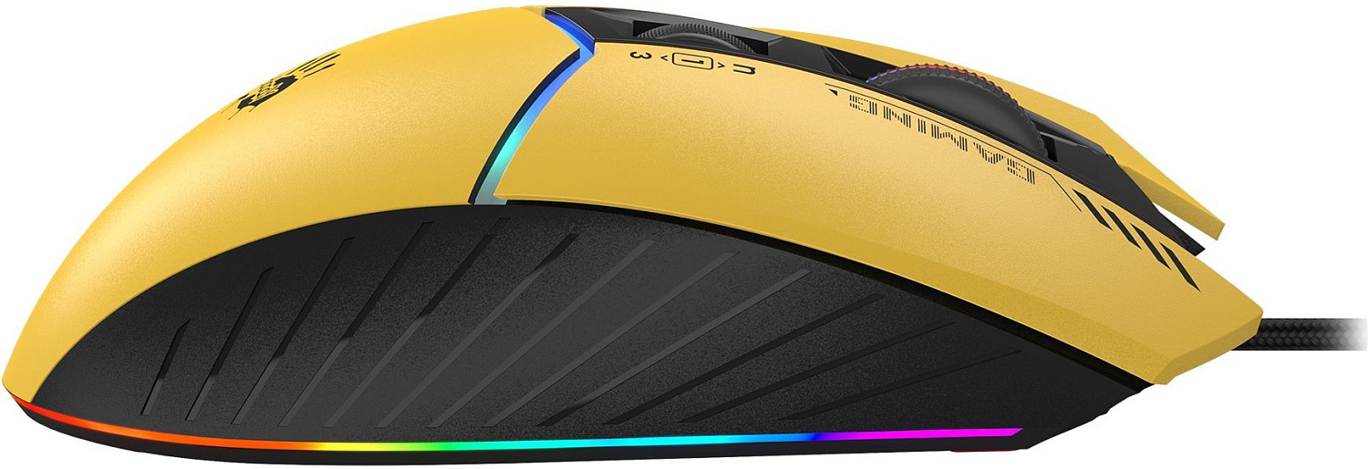 Мышь A4Tech Bloody W95 Max Sports желтый/серый оптическая (12000dpi) USB (10but) Мышь A4Tech Bloody W95 Max Sports желтый/серый оптическая (12000dpi) USB (10but)