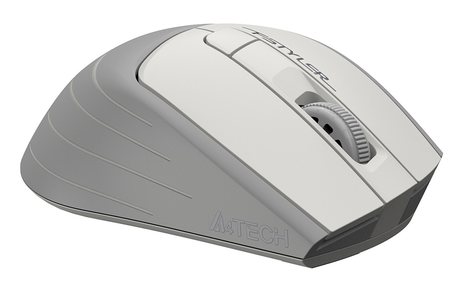 Мышь A4Tech Fstyler FG30S белый/серый оптическая (2000dpi) silent беспроводная USB (6but) Мышь A4Tech Fstyler FG30S белый/серый оптическая (2000dpi) silent беспроводная USB (6but)