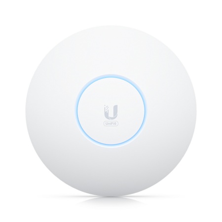 Точка беспроводного доступа Ubiquiti Access Point U6 Enterprise WiFi 6 support (2.4/5/6 GHz bands), 10.2 Gbps aggregate throughput rate, (1) 2.5GbE RJ45 port (PoE In)Powered with PoE+