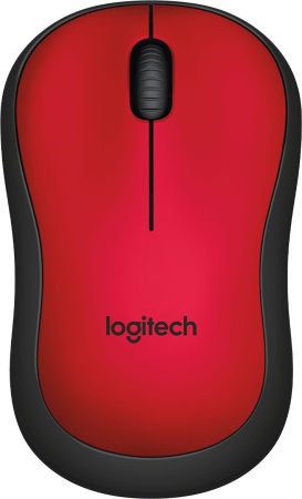 Мышь Logitech Wireless Mouse M220, Silent, Red [910-004880]