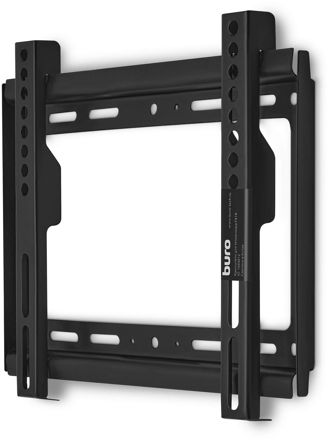 Кронштейн для телевизора Buro FX1R черный 15"-48" макс.20кг настенный фиксированный