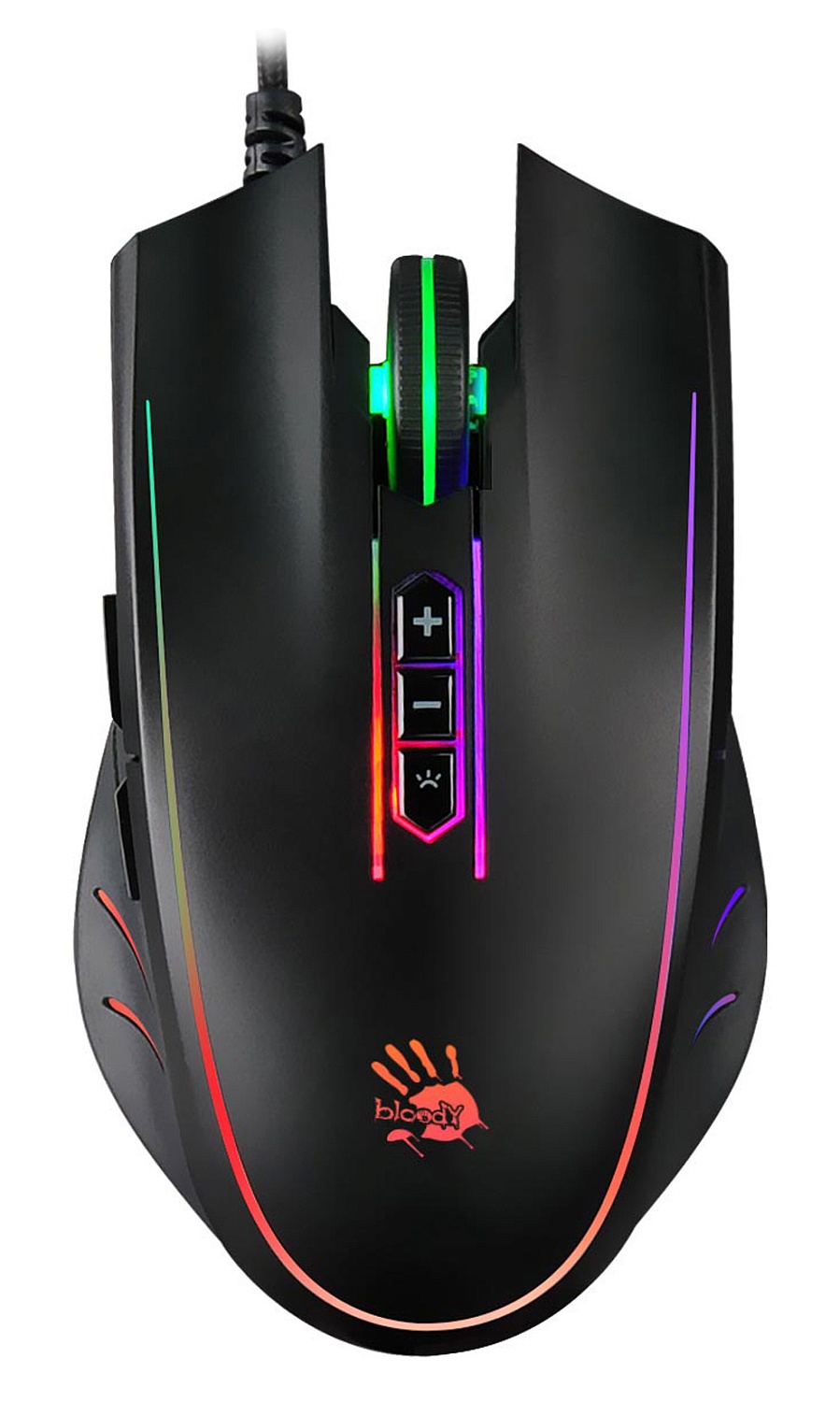 Мышь A4Tech Bloody Q81 Curve черный оптическая (6200dpi) USB (8but) Мышь A4Tech Bloody Q81 Curve черный оптическая (6200dpi) USB (8but)