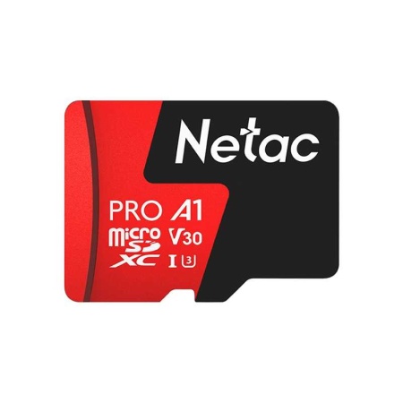 Флеш карта microSDXC Netac 64GB NT02P500PRO-064G-R P500 Extreme Pro + adapter