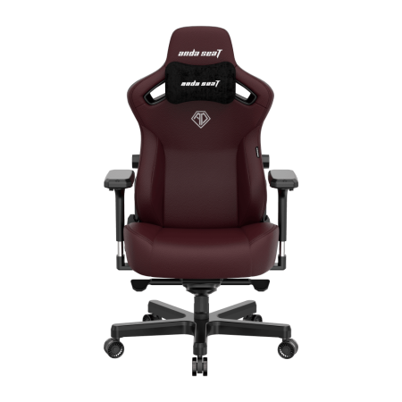Кресло игровое Anda Seat Kaiser 3, цвет бордовый, размер XL (180кг), материал ПВХ (модель AD12)