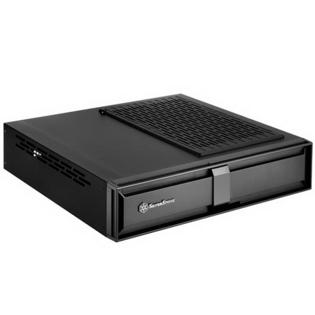 SST-ML08B Milo Slim HTPC Mini-ITX Computer Case, black