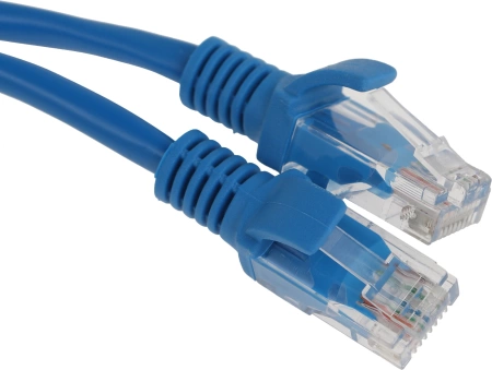 Патч-корд Premier PP12-5M/B 1000Гбит/с UTP 4 пары cat5E CCA molded 5м синий RJ-45 (m)-RJ-45 (m)