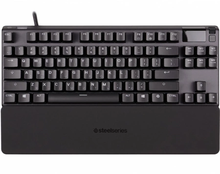 Клавиатура Steelseries Apex Pro TKL (2023) механическая черный USB for gamer LED (подставка для запястий) (64856)