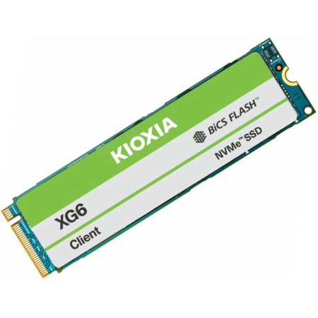 M.2 2280 256GB KIOXIA (Toshiba) XG6 Client SSD KXG60ZNV256G PCIe Gen3x4 with NVMe, 3050/1550, MTBF KXG60ZNV256G 1.5M, 3D TLC, Bulk {90}