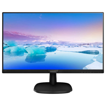 Монитор 23,8" Philips 243V7QDAB 1920x1080 IPS LED 16:9 4ms VGA DVI-D HDMI 10M:1 178/178 250cd Speakers Black (243V7QDAB/00/01)