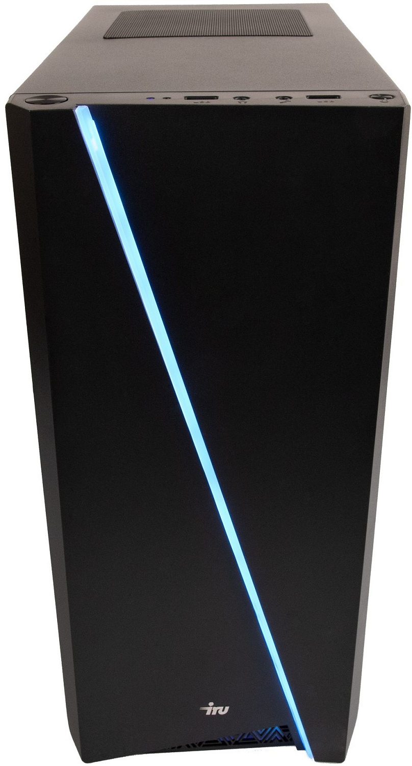 ПК IRU Game 320A5GE MT Ryzen 5 5500 (3.6) 16Gb SSD1Tb RX 6500XT 4Gb Free DOS GbitEth 500W черный (1989404)