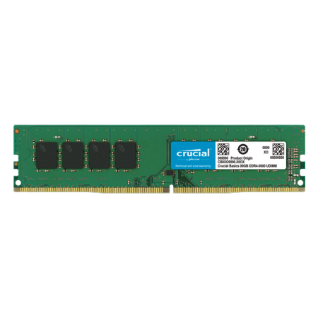 8GB Crucial Basics DRAM DDR4-2666 UDIMM (PC4-21300) CL19 1.2V CB8GU2666 {100}