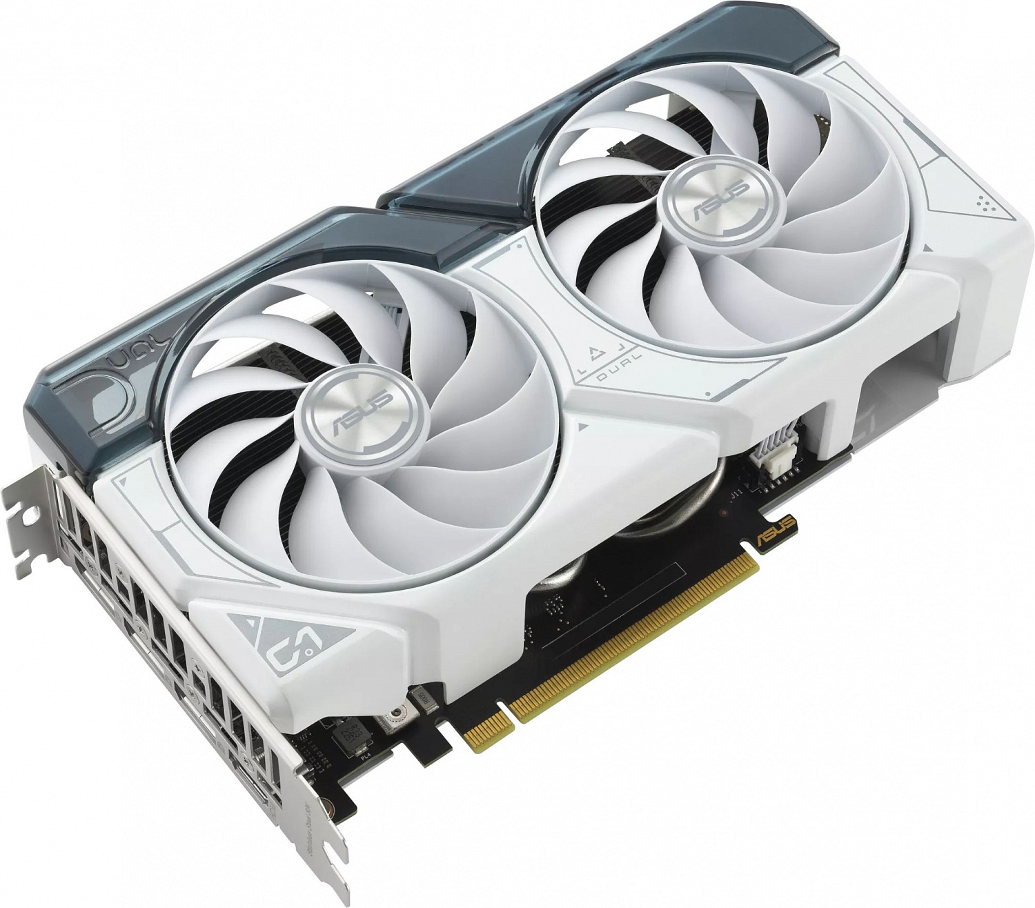 Видеокарта ASUS DUAL-RTX4060TI-O8G-WHITE//RTX4060TI HDMI*1 DP*3 8G D6; 90YV0J42-M0NA00