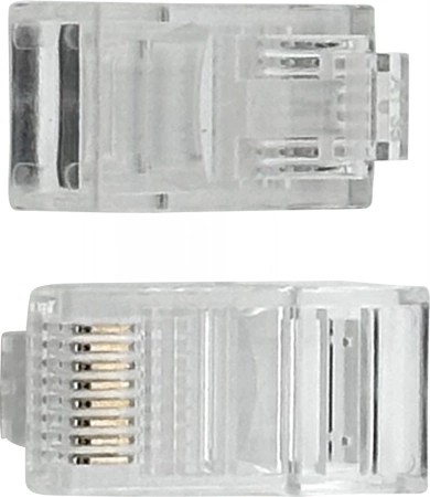 Коннектор Buro (BU-CONRJ45-20PCS) RJ45 прозрачный (упак.:20шт)