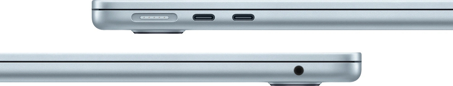 Ноутбук Apple MacBook Air A3240 M4 10 core 16Gb SSD256Gb/8 core GPU 13.6" Liquid Retina (2560x1664) macOS lt.blue WiFi BT Cam (MC6T4LL/A)