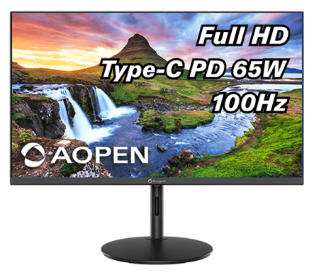 Монитор Aopen 27" 27SH2Ebmihux черный IPS LED 1ms 16:9 HDMI M/M матовая HAS Piv 250cd 178гр/178гр 1920x1080 100Hz FreeSync FHD USB 4.65кг