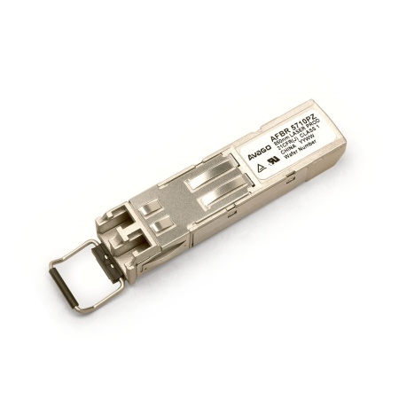 AFBR-5710PZ Transceiver 1G (1.25GBd Ethernet), SFP, LC MM 550m SX, 850nm VCSEL laser, bail de-latch, Foxconn Avago