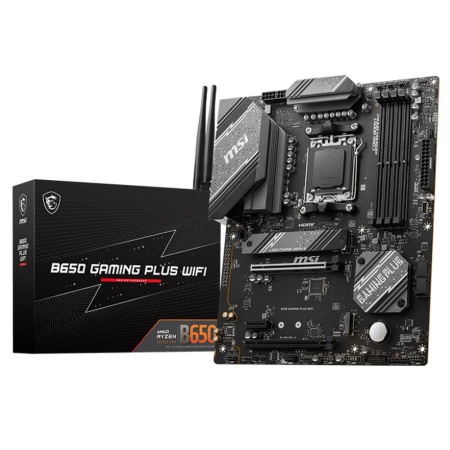 Материнская плата MSI B650 GAMING PLUS WIFI/MS-7E26/\601-7E26-010,10\801-7E26-001\STD B650 GAMING
PLUS WIFI B650,AM5,4DDR5,2PCI-Ex16,1PCI-Ex1,2M.2,4SATA3,1USB 20G,4USB 10G,6US\,