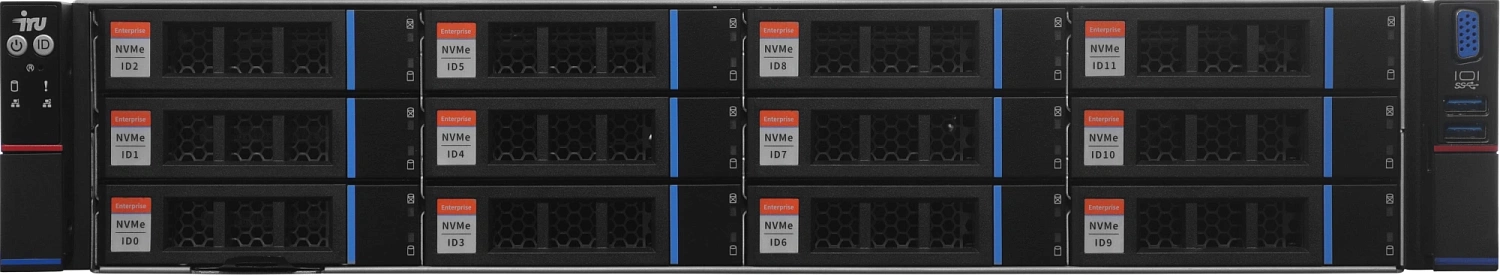 Сервер IRU Rock g2212p 2x6338N 4x32Gb 9460-8i 1x1300W w/o OS (2159977)