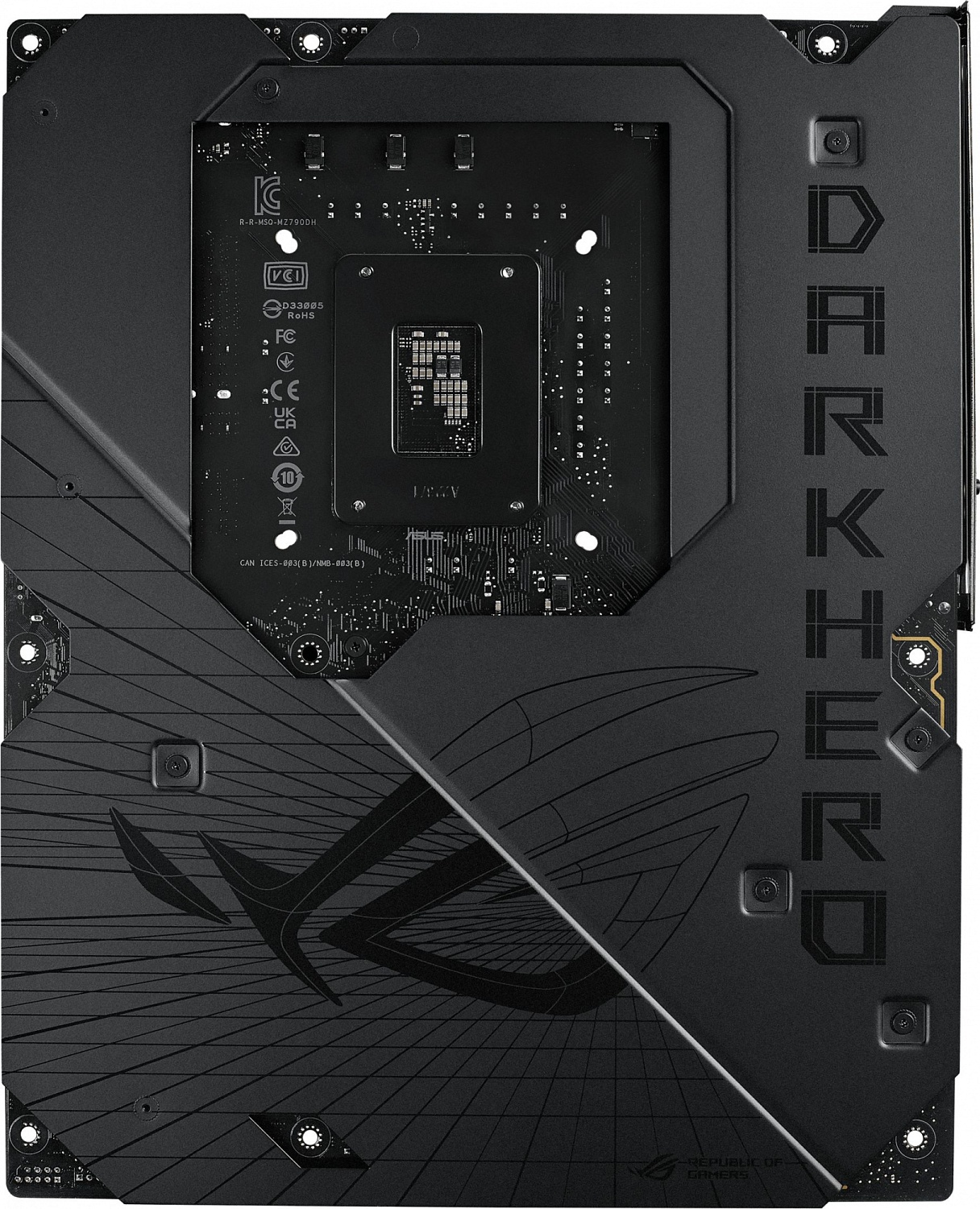 Материнская плата ASUS ROG MAXIMUS Z790 DARK HERO, LGA1700, Z790, 4*DDR5, HDMI, 6xSATA3 + RAID, M2, Audio, Gb LAN, USB 3.2, USB 2.0, ATX;90MB1F90-M0EAY0