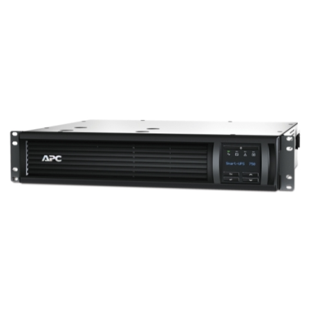 Источник бесперебойного питания APC Smart-UPS 750VA/500W, RM 2U, Line-Interactive, LCD, Out: 220-240V 4xC13 (2-Switched), SmartSlot, USB, SmartConnect, Black, 1 year warranty (REP: SMT750RMI2U)