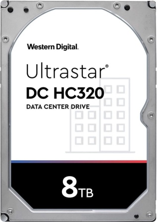 Жесткий диск WD SAS 3.0 8TB 0B36453 HUS728T8TAL5204 Server Ultrastar DC HC320 512E (7200rpm) 256Mb 3.5"