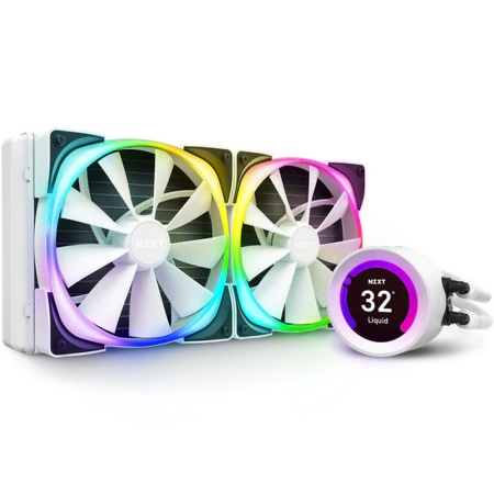 Kraken Z63 RGB - 280mm AIO Liquid Cooler with Aer RGB and RGB LED (White) (696574)