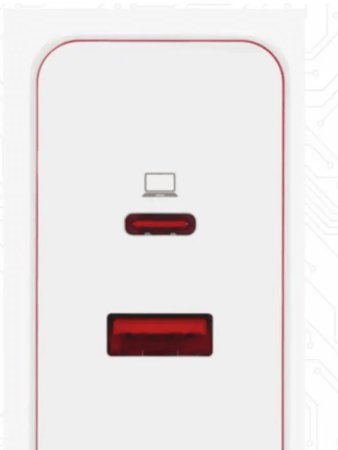 SUPERVOOC 100W Dual Ports Power Adapter VCBAUAEH White EU