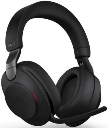 Наушники с микрофоном Jabra Evolve2 85, Link380a UC Stereo Stand Black черный накладные BT оголовье (28599-989-989)