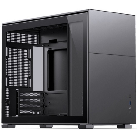 Корпус JONSBO D31 STD Black без БП, боковая панель из закаленного стекла, mini-ITX, micro-ATX