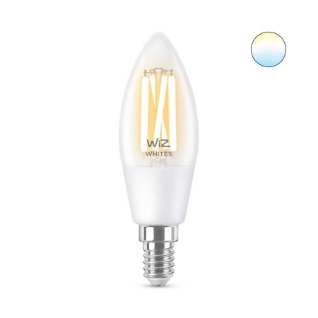 Лампа WiZ Wi-Fi BLE 40W C35 E14927-65CL1PF/6