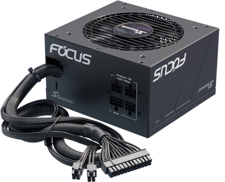 Блок питания Seasonic ATX 850W FOCUS SSR-850FM 80+ gold (20+4pin) APFC 120mm fan 8xSATA Cab Manag RTL