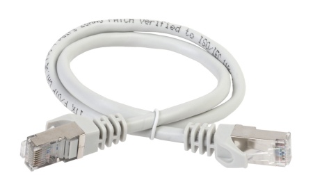 Патч-корд ITK PC01-C5EF-1M5 FTP RJ-45 вил.-вилка RJ-45 кат.5E 1.5м серый ПВХ (уп.:1шт)