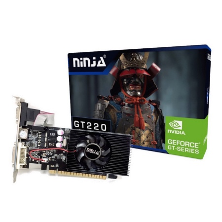 Ninja GT220 LP (48SP) 1GB GDDR3 128bit VGA DVI HDMI RTL {50} (NH22NP013F)