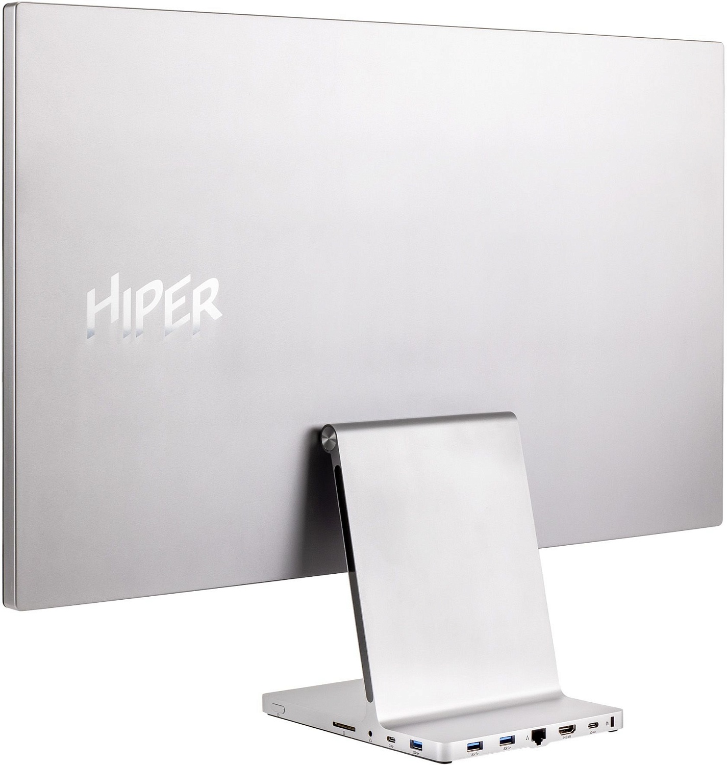 Моноблок Hiper ExpertCenter ED27 27" QHD i5 1240P (1.7) 16Gb SSD512Gb Iris Xe CR noOS GbitEth WiFi BT 100W клавиатура мышь Cam серебристый 2560x1440