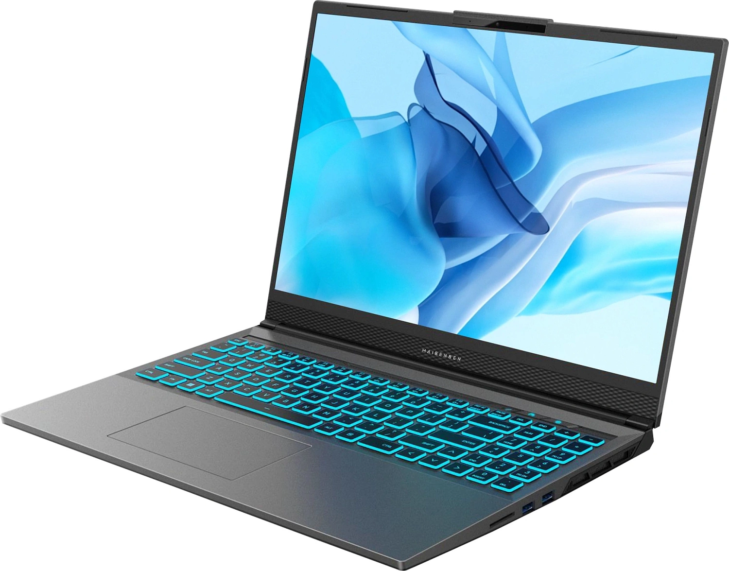 Ноутбук Maibenben X16A-R77735 Ryzen 7 7735H 16Gb SSD512Gb NVIDIA GeForce RTX 3050 6Gb 16" IPS FHD+ (1920x1200) Windows 11 Home grey WiFi BT Cam (X16A-R777350F2RHG4E10)
